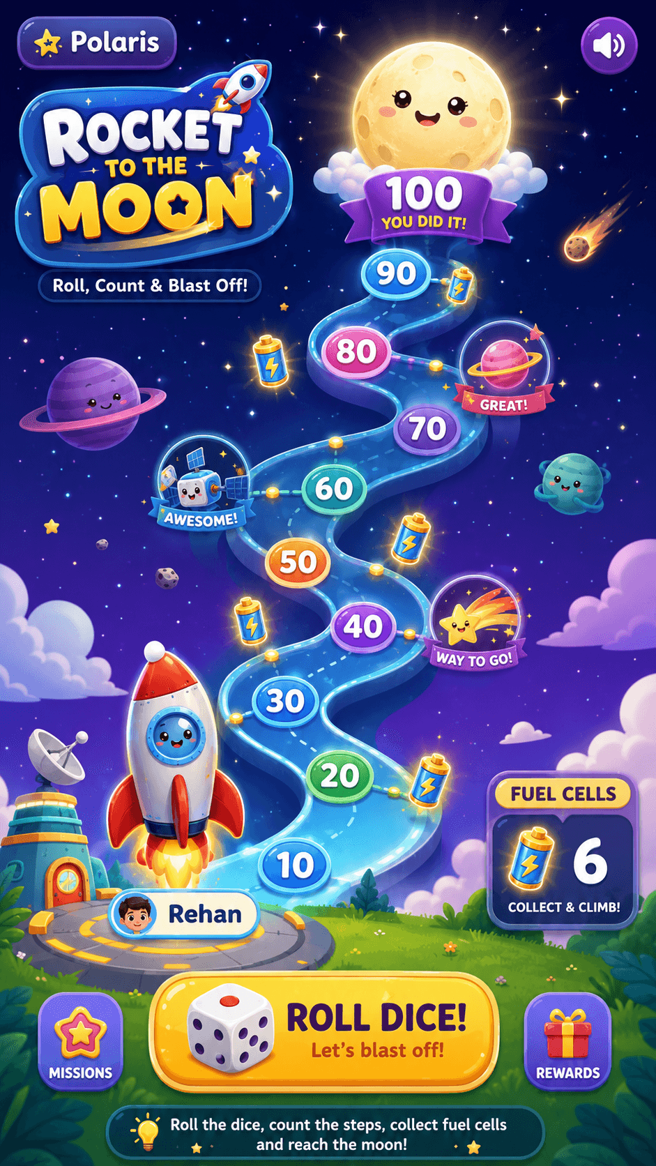Rocket to the Moon game